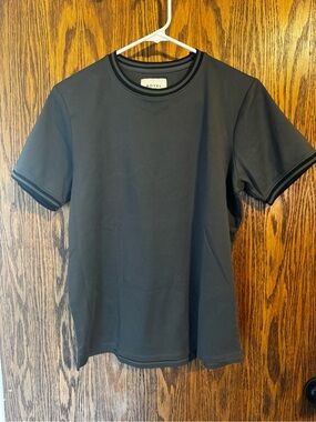 Novel charcoal/black Crewneck T-Shirt